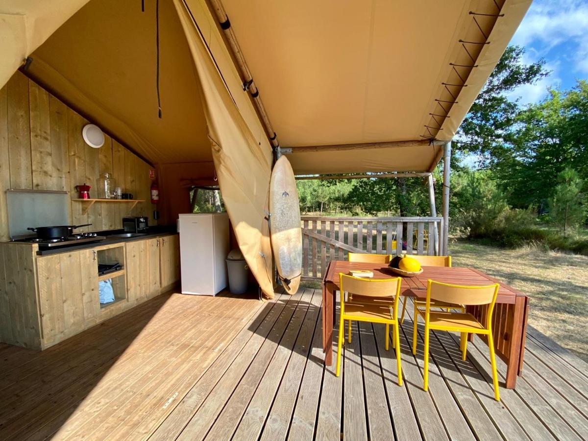 Camping La Kahute - Tente Lodge Au Coeur De La Foret Carcans Kültér fotó