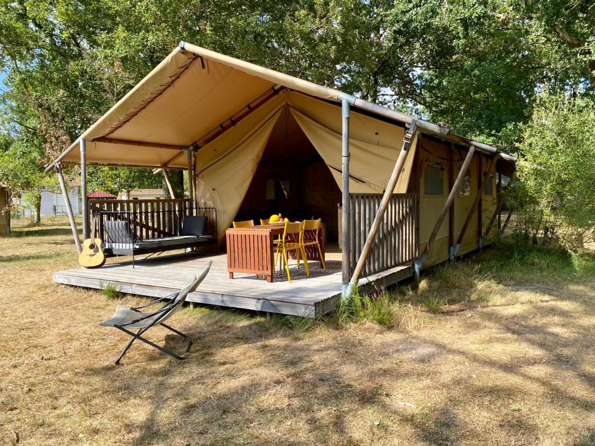 Camping La Kahute - Tente Lodge Au Coeur De La Foret Carcans Kültér fotó
