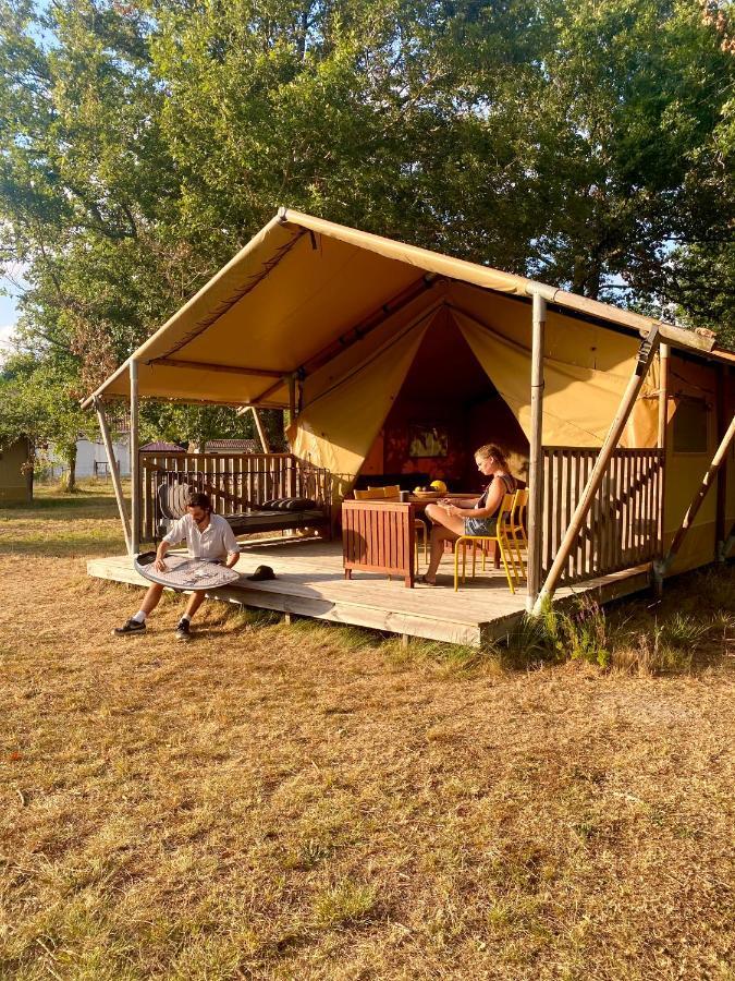 Camping La Kahute - Tente Lodge Au Coeur De La Foret Carcans Kültér fotó