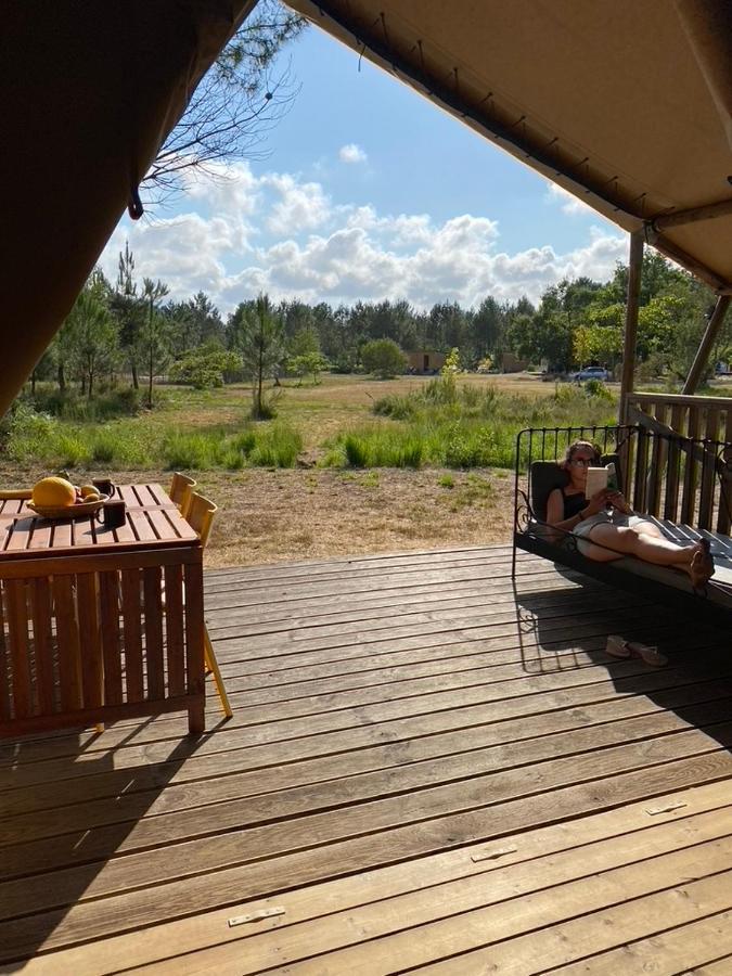 Camping La Kahute - Tente Lodge Au Coeur De La Foret Carcans Kültér fotó