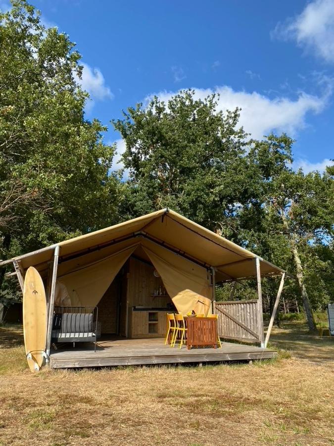 Camping La Kahute - Tente Lodge Au Coeur De La Foret Carcans Kültér fotó