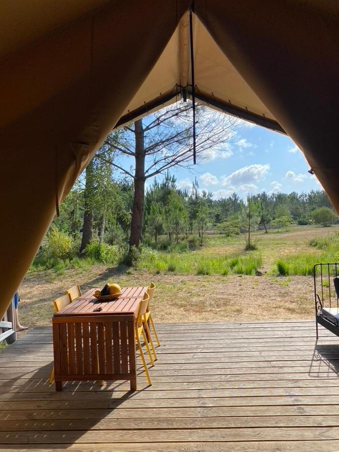 Camping La Kahute - Tente Lodge Au Coeur De La Foret Carcans Kültér fotó