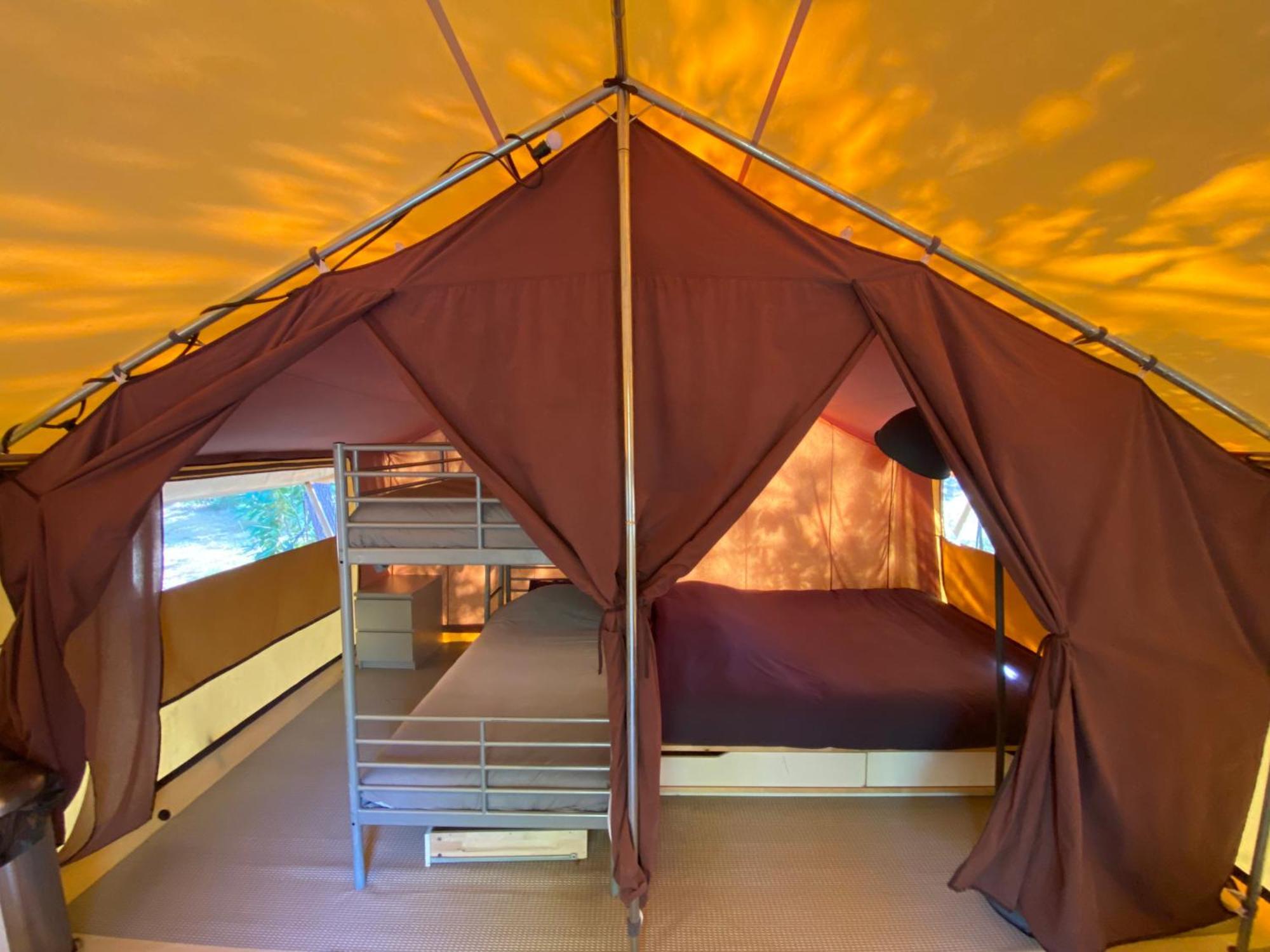 Camping La Kahute - Tente Lodge Au Coeur De La Foret Carcans Kültér fotó