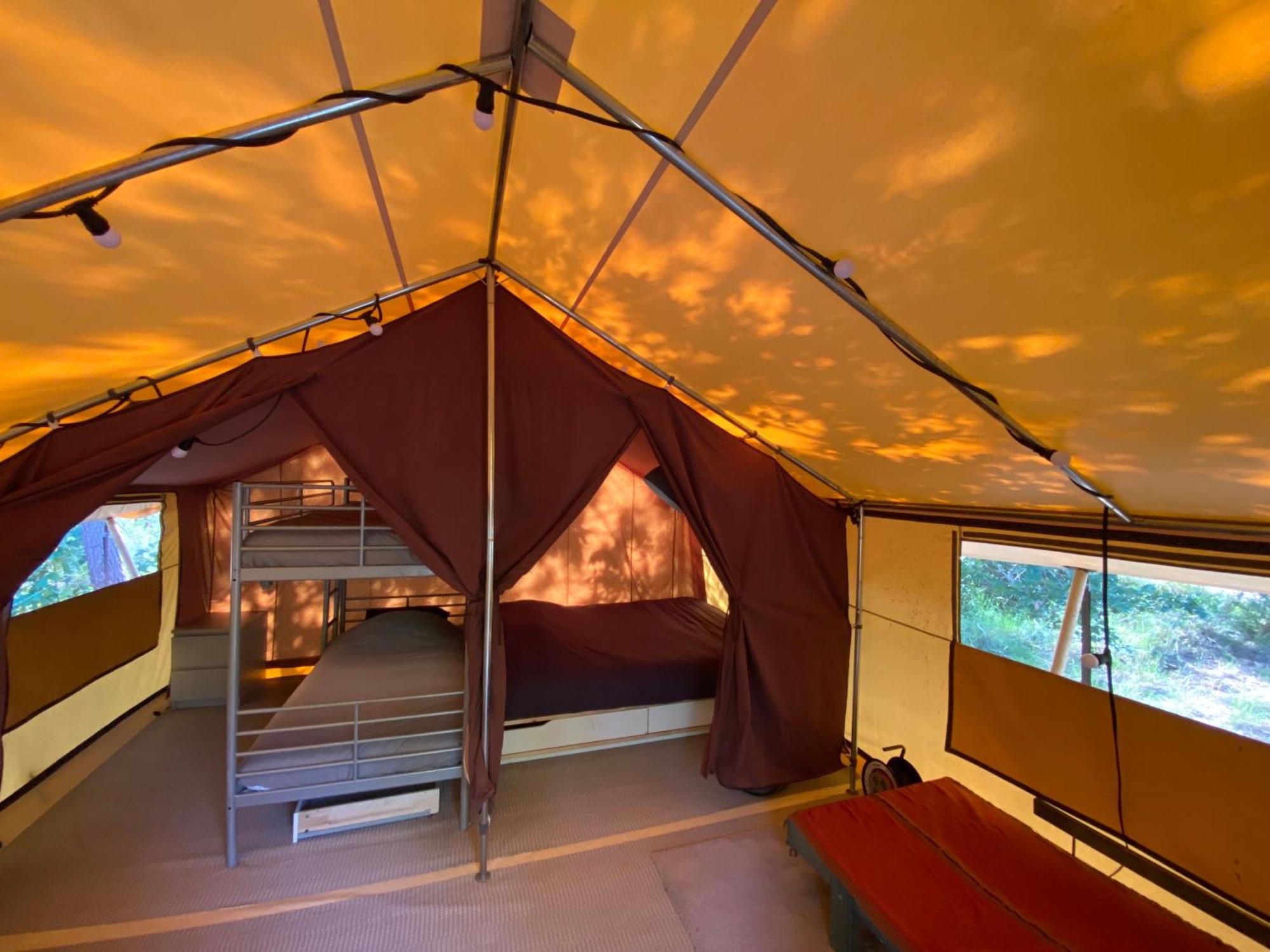 Camping La Kahute - Tente Lodge Au Coeur De La Foret Carcans Kültér fotó