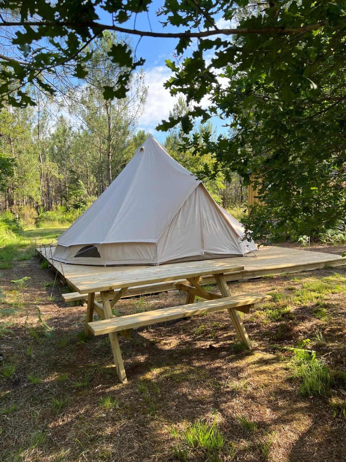 Camping La Kahute - Tente Lodge Au Coeur De La Foret Carcans Kültér fotó